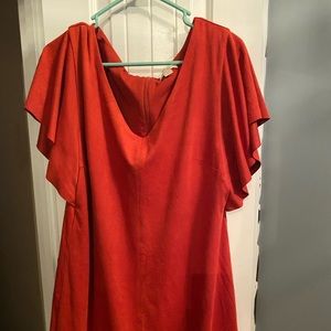 Burnt orange dress